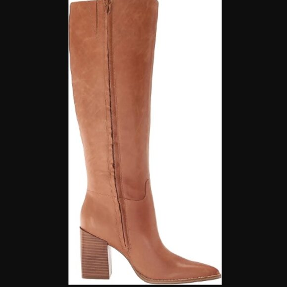 NIB Nine West Brixe Knee High Leather Boots, sz 11 - Picture 3 of 12